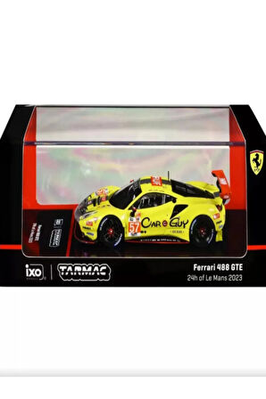 Toys T64-071-23LM57 1/64 488 GTE 24H OF LE MANS 2023 SARI KOLEKSİYON FERRARİ
