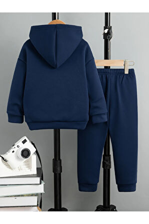 Los Angeles Kız ve Erkek Çocuklar İçin Premium Sweatshirt & Eşofman Takımı - 2 Parça Spor Takım