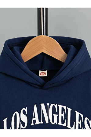 Los Angeles Kız ve Erkek Çocuklar İçin Premium Sweatshirt & Eşofman Takımı - 2 Parça Spor Takım