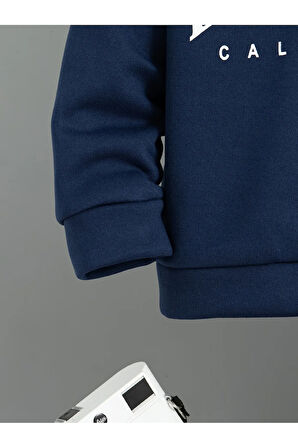 Los Angeles Kız ve Erkek Çocuklar İçin Premium Sweatshirt & Eşofman Takımı - 2 Parça Spor Takım