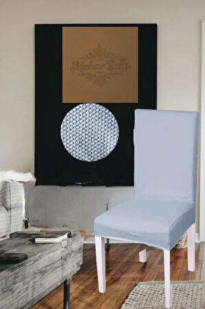 1 adet Likralı Esnek Yıkanabilir Sandalye Örtüsü 45x45x60 boyutlarında Bal Peteği Sandalye Kılıfı