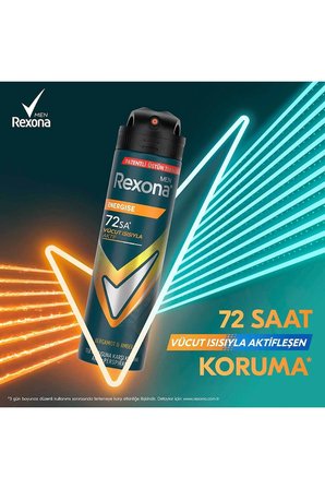 Rexona Men Erkek Sprey Deodorant Energise Bergamot & Amber 150 ml