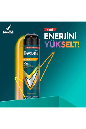 Rexona Men Erkek Sprey Deodorant Energise Bergamot & Amber 150 ml