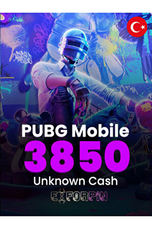 Pubg Mobile 3850 UC Unknown Cash (Yalnızla TR) ID