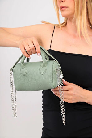 Kadın el ve omuz çantası mini şık tasarımlı