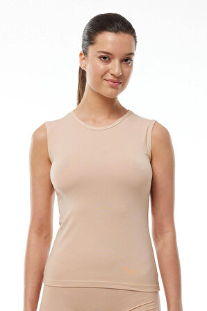 Malabadi 1048 Kadın Modal Kolsuz ( Sıfır Kol ) Body & Atlet