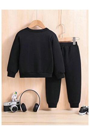 Çocuk Tasarım Harry Potter Love Baskılı Kapüşonlu Sweatshirt Pamuklu