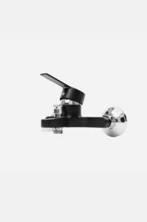 KROM Tepe Yağmurlama Robot Duş Sistemi ve SİYAH Banyo Bataryası Mix-2'li Defne SERİSİ