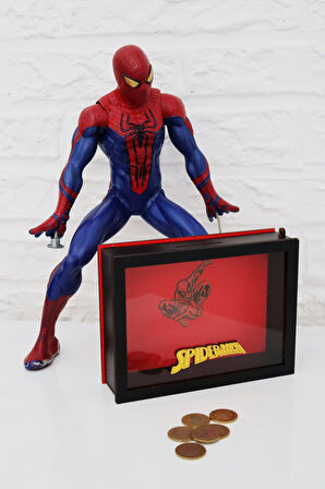 Örümcek Adam Ahşap Kumbara