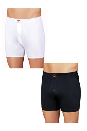 Erkek Gri 6'lı Paket Penye Boxer Me010