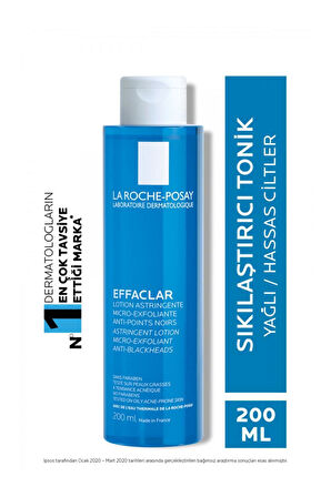 La Roche Posay Effaclar Mikro Soyucu Tonik Yağlı/Akneye Eğilim Gösteren Ciltler Ciltler Gözenek Sıkılaştırıcı 200ml