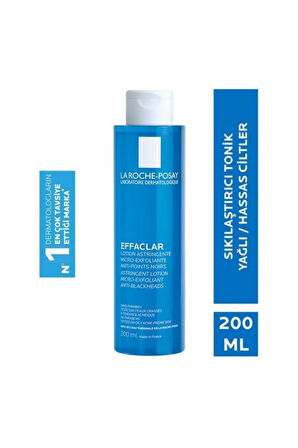 La Roche Posay Effaclar Mikro Soyucu Tonik Yağlı/Akneye Eğilim Gösteren Ciltler Ciltler Gözenek Sıkılaştırıcı 200ml