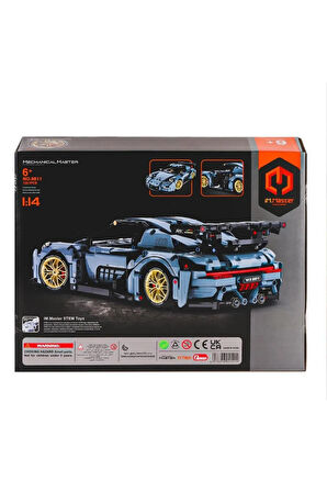Nessiworld 98811 IMM Mekanik Master Süper Araba 1:14 Blokları 1221 Parça