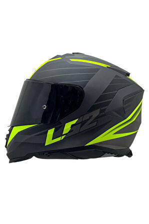 STORM 2 NERVE MAT SİYAH-NEON SARI KASK SİYAH CAM