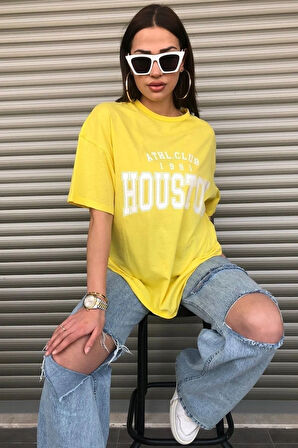 Unisex Rahat Kesim Brooklyn El Oversize T-shirt