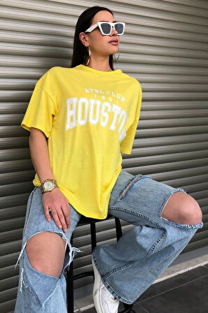 Unisex Rahat Kesim Brooklyn El Oversize T-shirt