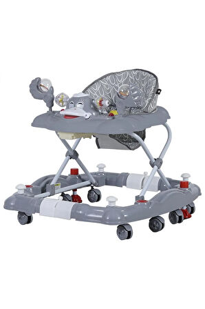 Kiddy Sallanır Fonksiyonel Yürüteç 9228 Gri