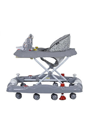 Kiddy Sallanır Fonksiyonel Yürüteç 9228 Gri