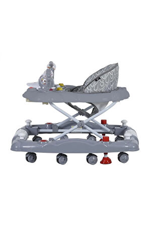 Kiddy Sallanır Fonksiyonel Yürüteç 9228 Gri