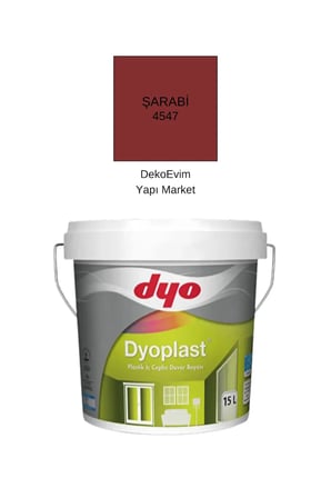 Dyoplast Plastik İç Cephe Duvar B. Şarabi 15 Lt.