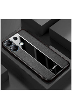 Xiaomi Redmi Note 13 5g Uyumlu Kılıf Premium Deri Kılıf Siyah