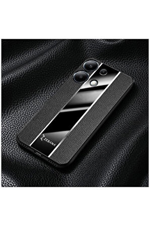 Xiaomi Redmi Note 13 5g Uyumlu Kılıf Premium Deri Kılıf Siyah