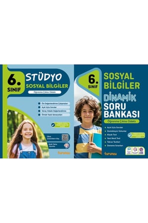 Tudem 2026 6. Sınıf Sosyal Bilgiler Stüdyo + Dinamik Soru Bankası Seti 2 Kitap Yeni Müfredat