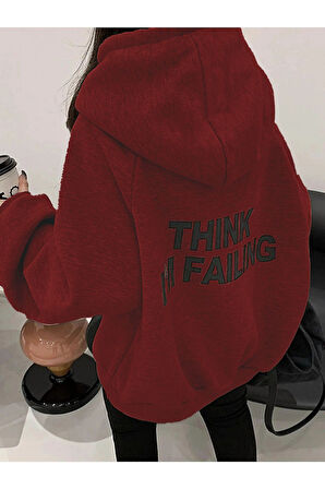 Uygunamoda Giyim Kadın Gri Oversize M'ı Baskılı Sweatshirt