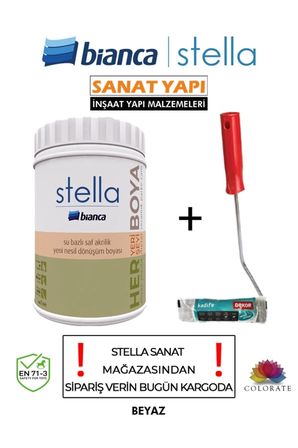 Su Bazlı Saf Akrilik Boya Ve Rulosu 1Lt