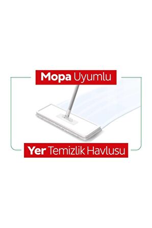 Easy Clean Beyaz Sabun Katkılı Mopa Uyumlu Yer Temizlik Havlusu 50 Yaprak