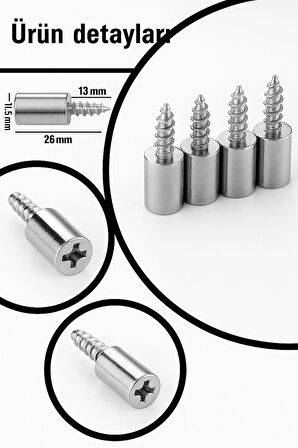 30'lu Raf Destek Vida Seti