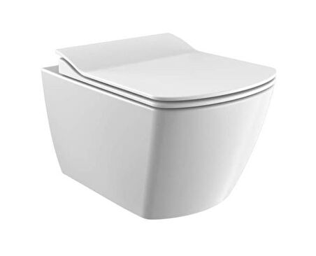 Creavit Elegant Rim-off Asma Klozet + Yavaş Kapanır Kapak
