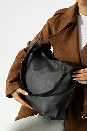 Kadın omuz çantası mıknatıs kapamalı büyük omuz çantası