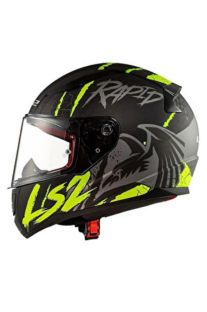 Rapid 2 Raven Full Face Motosiklet Kaskı