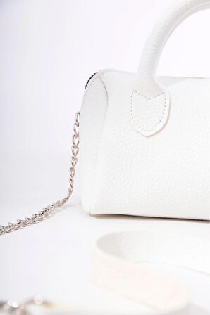 Mini şık özel yapım zincir askılı dilek çanta