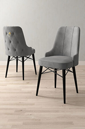 Lera Beyaz 80x132 MDF Sabit Mutfak Masası Takımı 4  Sandalye