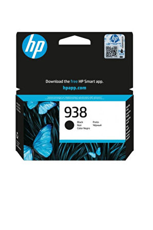 Hp 938 Black Siyah Kartuş 4S6X8PE