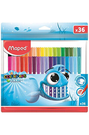 Color'Peps Ocean Yıkanabilir Keçeli Kalem 36'lı 845725