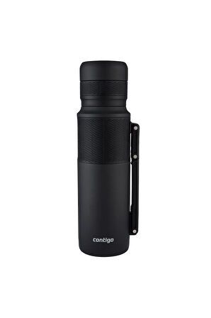 Thermal Bardaklı Çelik Termos 1.2lt Siyah