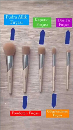  Mini makyaj fırça seti Modern Tasarım 431550
