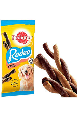 Pedigree Rodeo Biftekli Köpek Ödül Maması 7'li 123 G