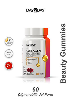 Day2Day The Collagen Beauty Gummies 60 Çiğnenebilir Jel Form