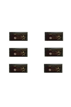 Faber-Castell Sınav Silgisi Exam Eraser 4.5Cm Orta Boy 6 Adet
