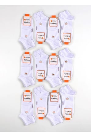 Modal Plus Patik Çorap Dikişsiz / Soft Yıkama / Kokulu 6 Çift Kadın