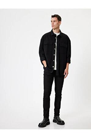 Standart Bel Skinny Fit Kot Pantolon - Michael Jean