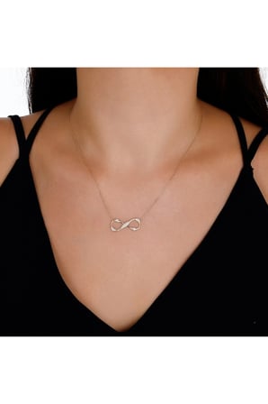 Altın Sonsuzluk Kolye - 14K