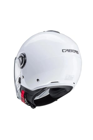 Motosiklet Kaskı Riviera V4 White Güneş Vizörlü Yarım Açık Kask