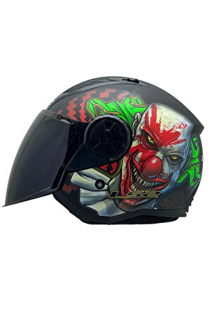 AIRFLOW 2 HAPPY DREAMS KASK SİYAH CAM