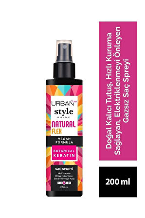 STYLE GUİDE NATURAL FLEX ANTİ-FRİZZ GAS-FREE HAİR SPRAY 200 ML KEYON2351