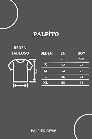 Erkek Nefti Yeşili Dikey Baskılı Oversize T-Shirt garalio